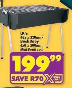 LK's/BushBaby Mini Braai
