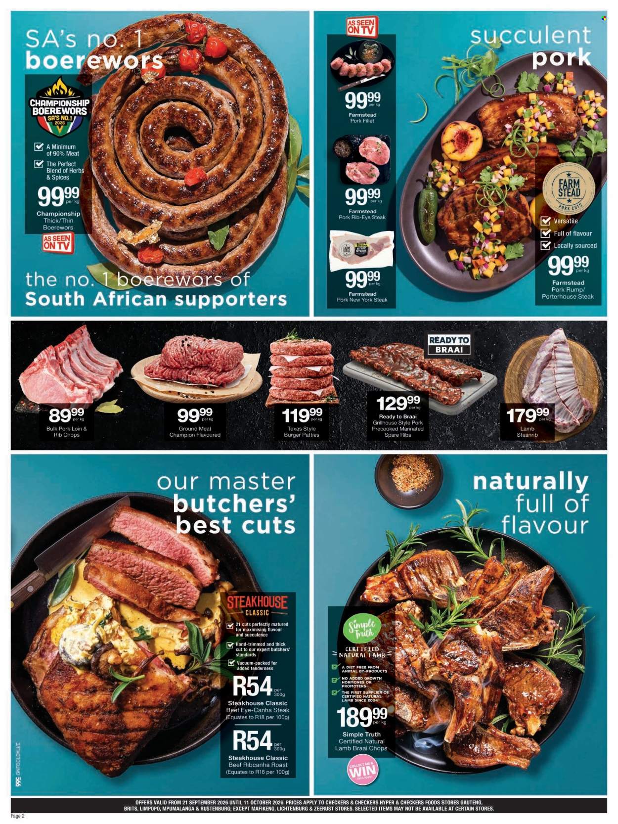 Checkers specials - 21/09/2026 - 11/10/2026. Page 2