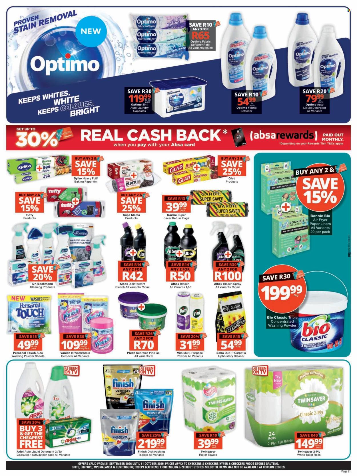 Checkers specials - 21/09/2026 - 11/10/2026. Page 21