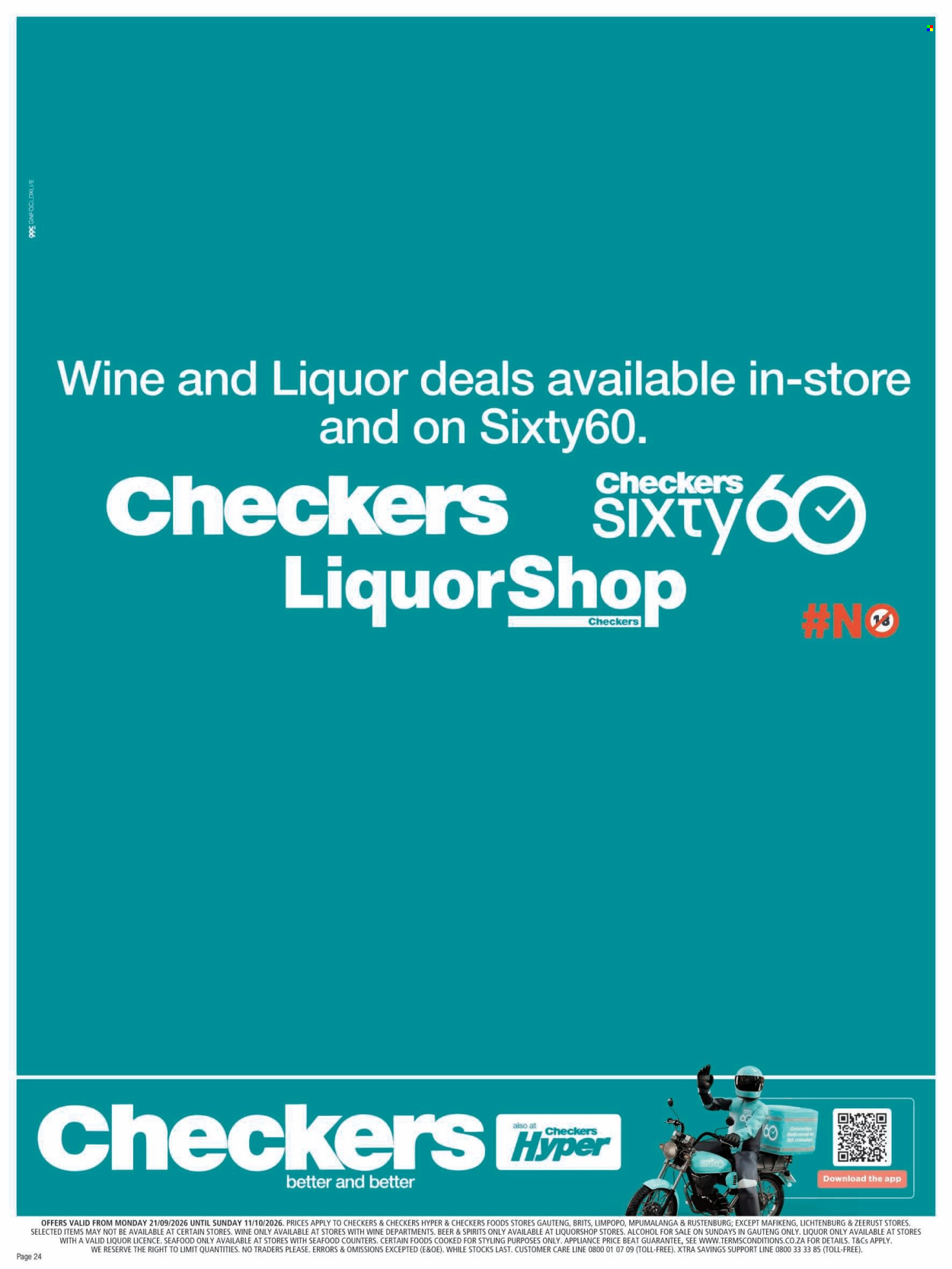 Checkers specials - 21/09/2026 - 11/10/2026. Page 24