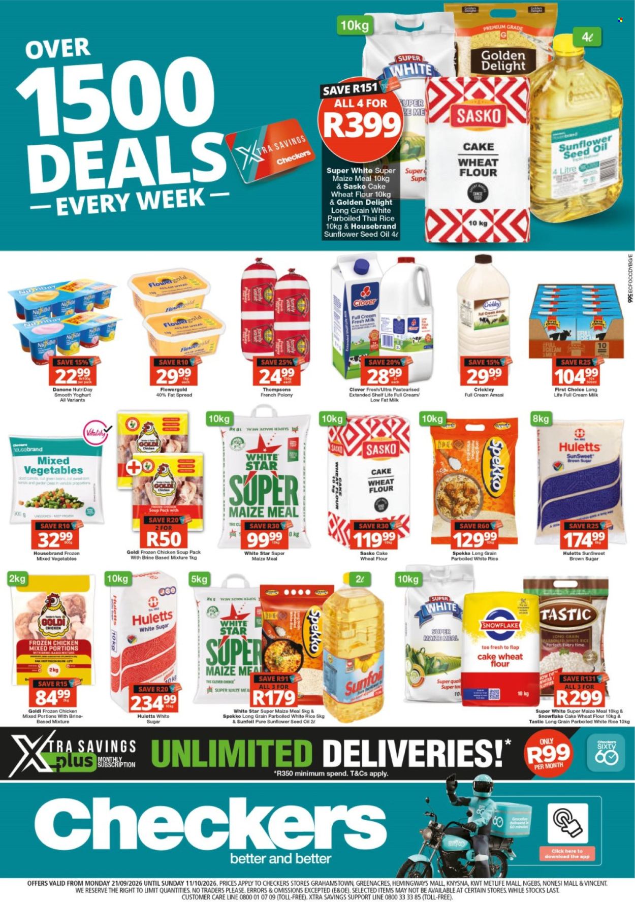 Checkers specials - 21/09/2026 - 11/10/2026. Page 1