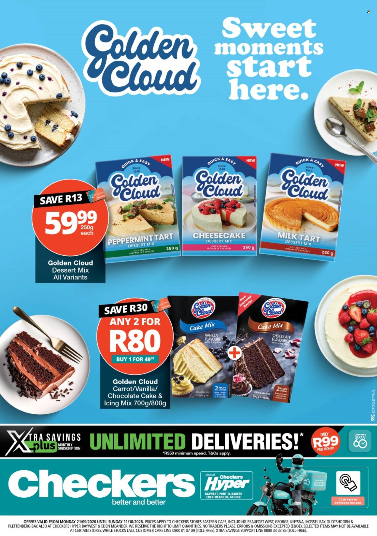 Checkers specials - 21/09/2026 - 11/10/2026. Page 1