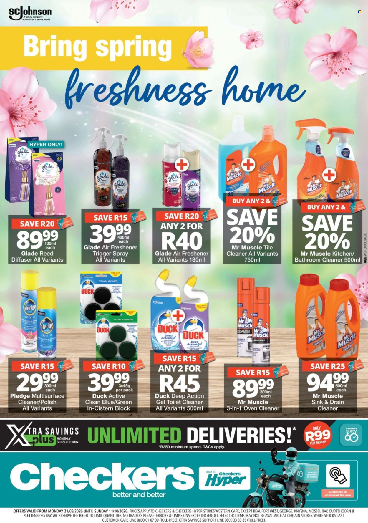 Checkers specials - 21/09/2026 - 11/10/2026. Page 1