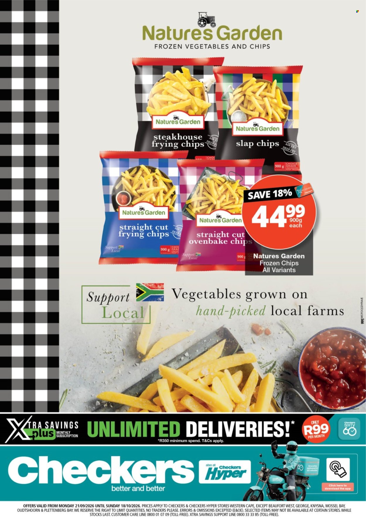 Checkers specials - 21/09/2026 - 18/10/2026. Page 1