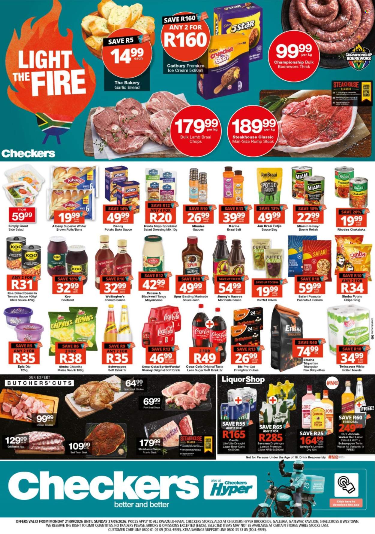 Checkers specials - 21/09/2026 - 27/09/2026. Page 1