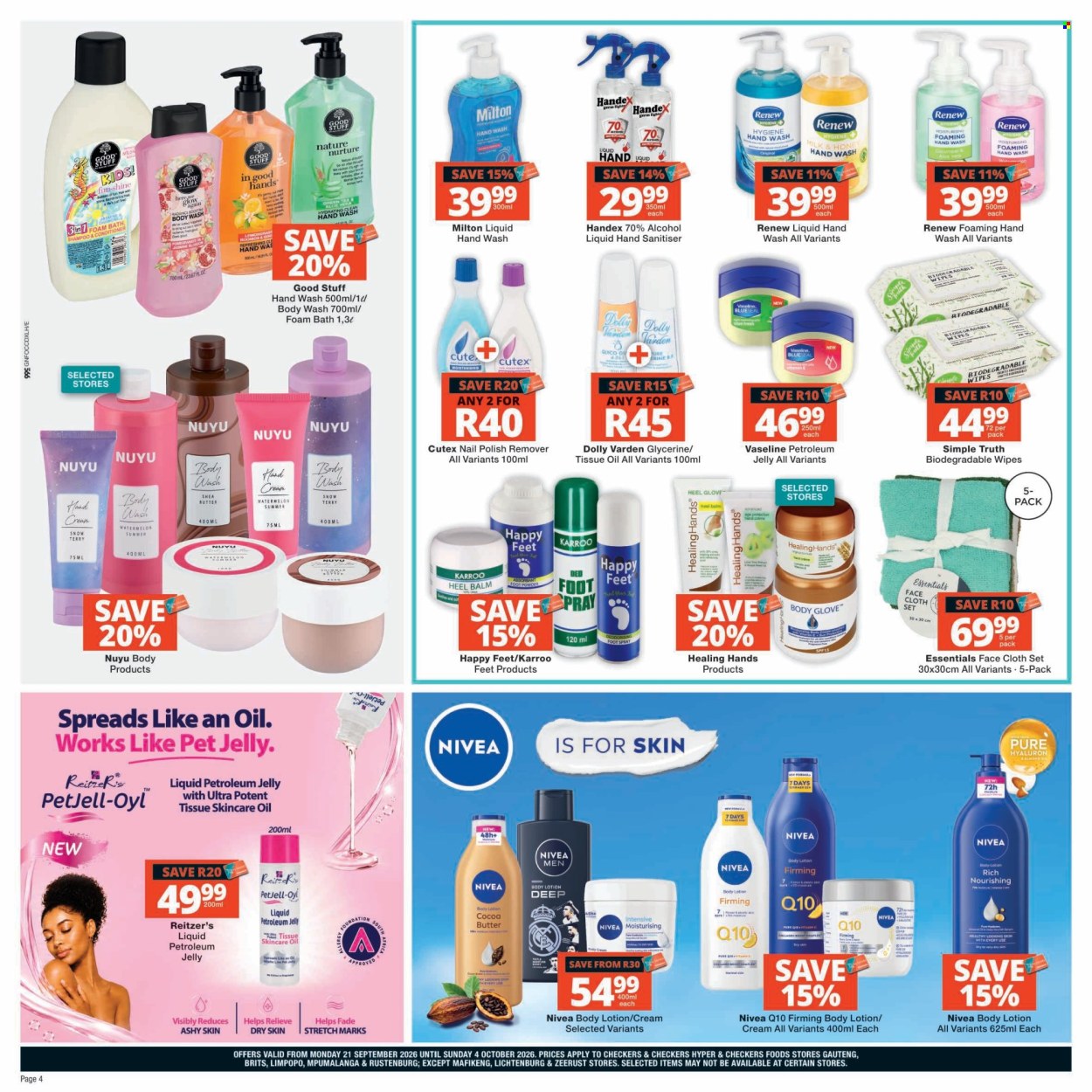 Checkers specials - 21/09/2026 - 04/10/2026. Page 4
