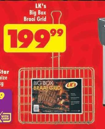 LK's Big Box Braai Grid