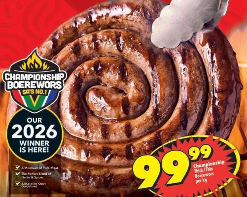 Championship Thick/Thin Boerewors