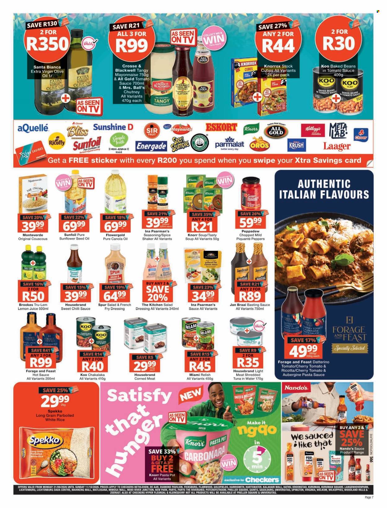 Checkers specials - 21/09/2026 - 11/10/2026. Page 7