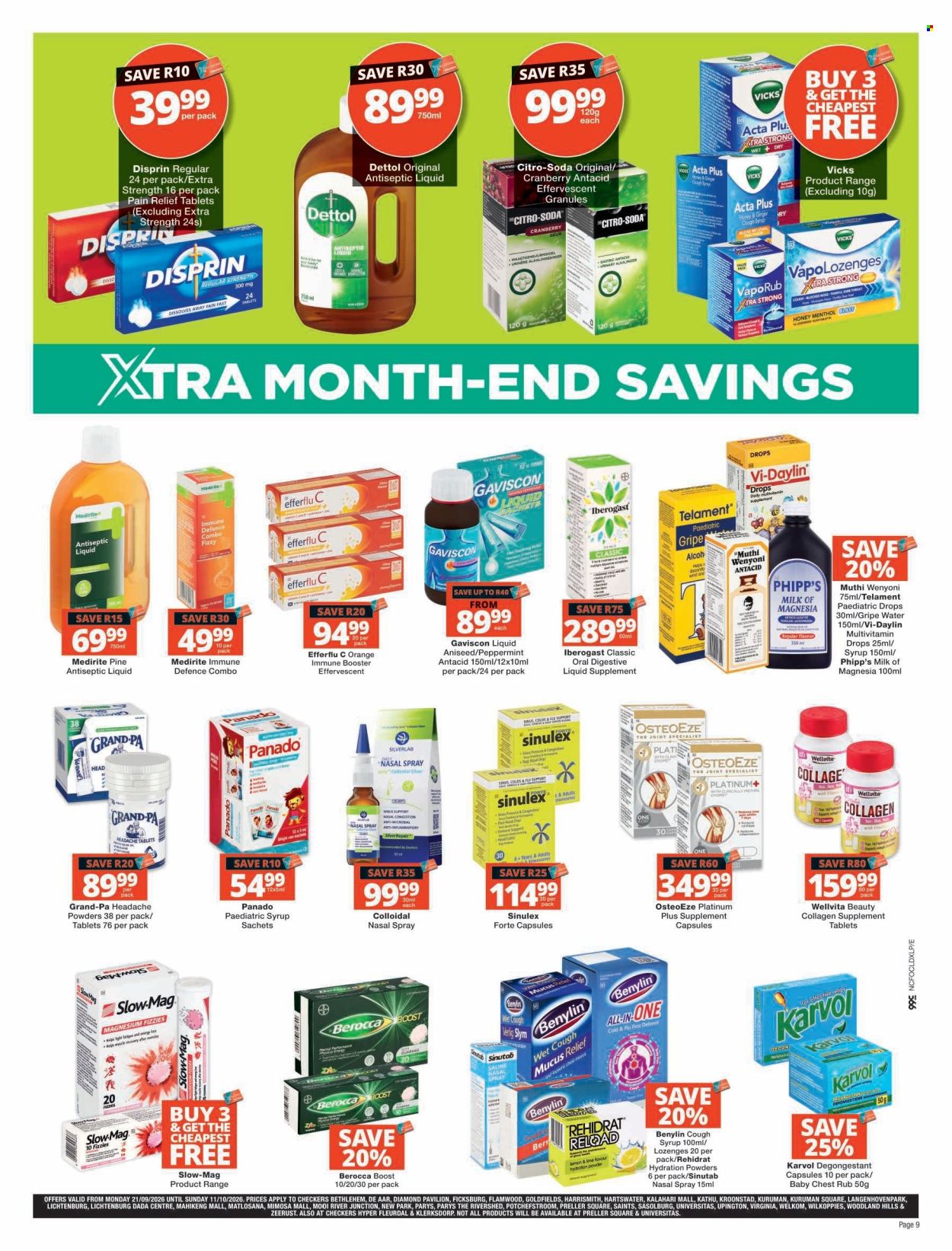 Checkers specials - 21/09/2026 - 11/10/2026. Page 9