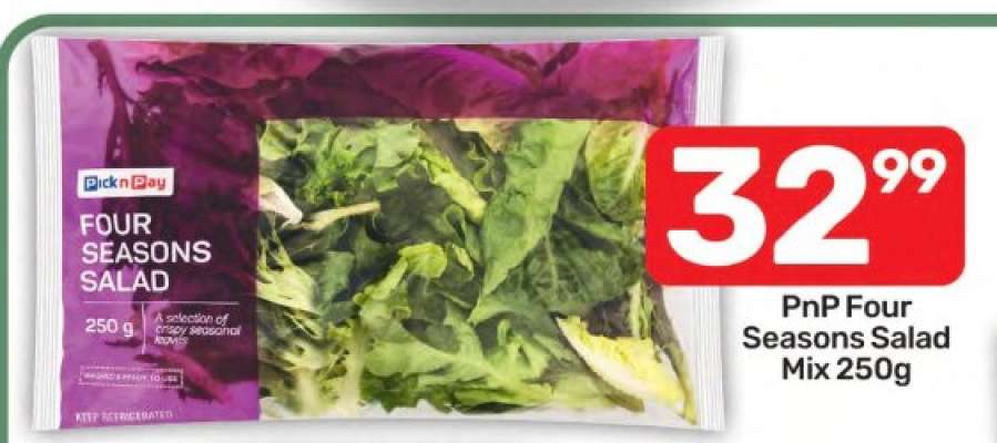 PnP Four Seasons Salad Mix 250g