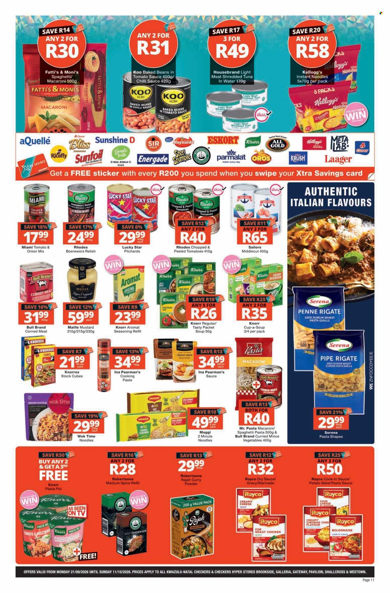 Checkers specials - 21/09/2026 - 11/10/2026. Page 11