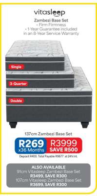 Vitasleep Zambezi Base Set