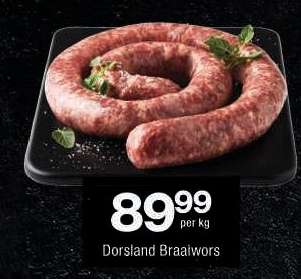 Dorsland Braaiwors