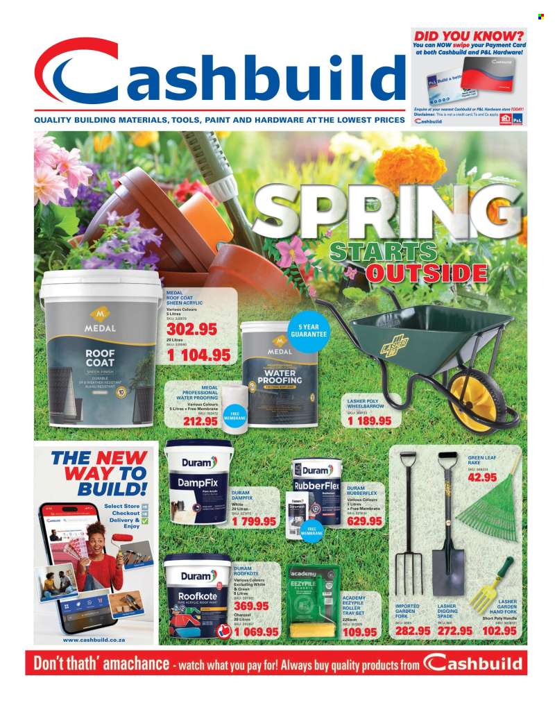 Cashbuild catalogue  - 21/09/2026 - 18/10/2026.