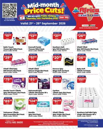 Africa Cash & Carry catalogue  - 21/09/2026 - 26/09/2026.