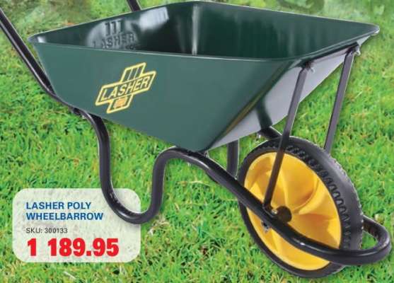 LASHER POLY WHEELBARROW