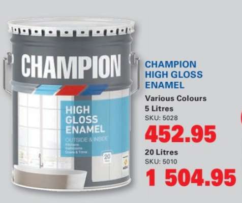 CHAMPION HIGH GLOSS ENAMEL