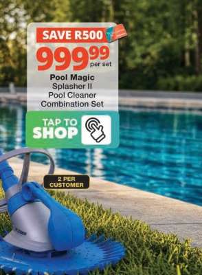 Pool Magic Splasher II Pool Cleaner Combination Set