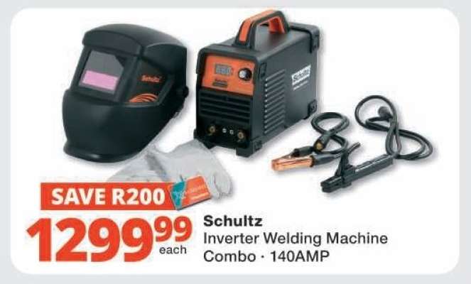 Schultz Inverter Welding Machine Combo - 140AMP