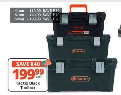 Tactix Black Toolbox