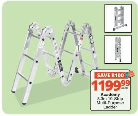 Academy 3.3m 10-Step Multi-Purpose Ladder