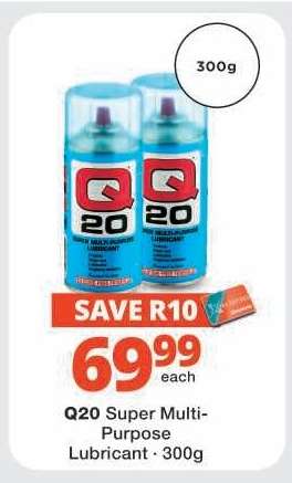 Q20 Super Multi-Purpose Lubricant