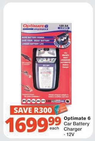 Optimate 6 Car Battery Charger