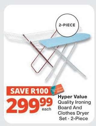 Hyper Value Quality Ironing Board and Clothes Dryer Set
