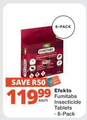 Efekto Fumitabs Insecticide Tablets