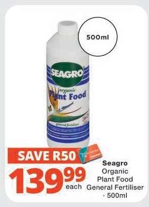 Seagro Organic Plant Food General Fertiliser