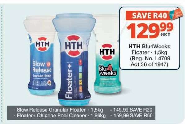 HTH Blu4weeks Floater