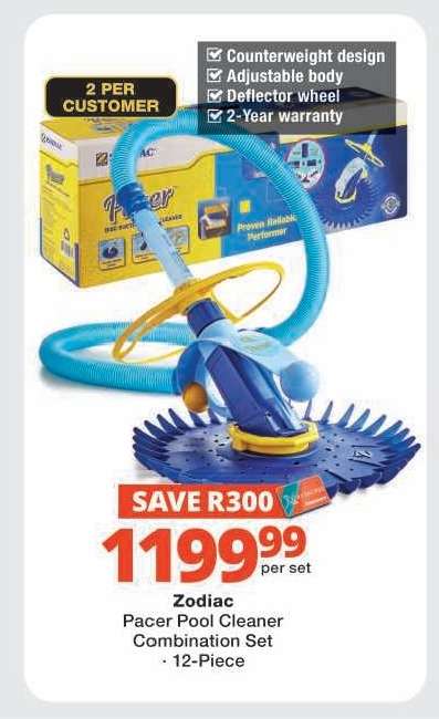 Zodiac Pacer Pool Cleaner Combination Set
