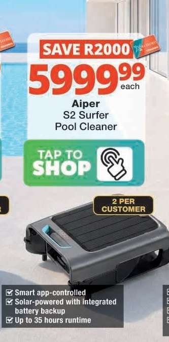 Aiper S2 Surfer Pool Cleaner
