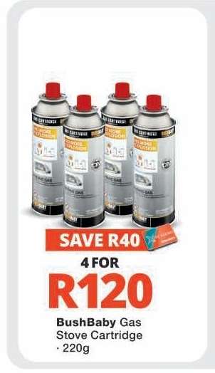 BushBaby Gas Stove Cartridge