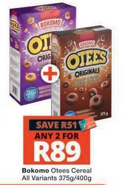 Bokomo Otees Cereal