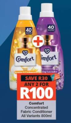 Comfort Concentrated Fabric Conditioner