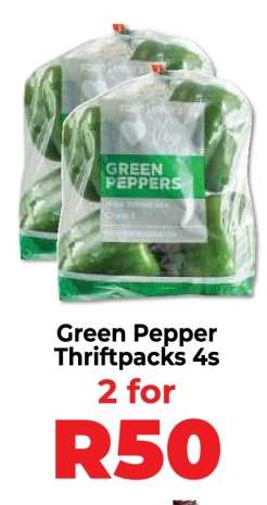 Green Pepper Thriftpacks 4s