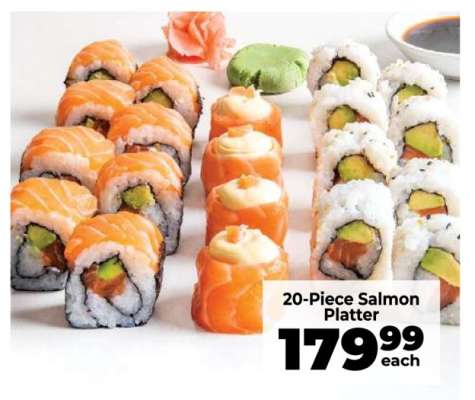 20-Piece Salmon Platter