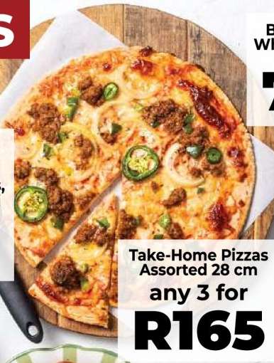 Take-Home Pizzas