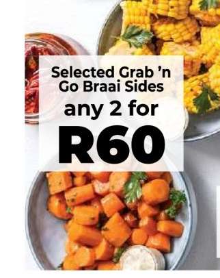 Selected Grab 'n Go Braai Sides