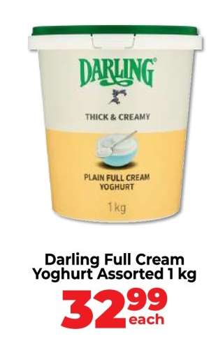 Darling Full Cream Yoghurt Assorted 1 kg