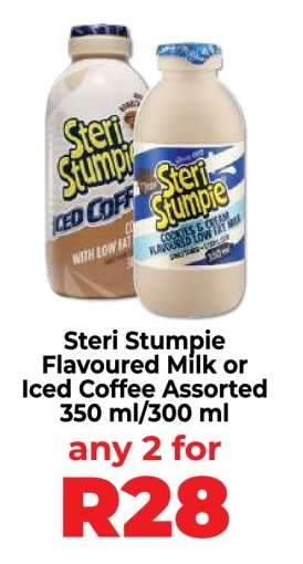 Steri Stumpie Flavoured Milk or Iced Coffee Assorted
