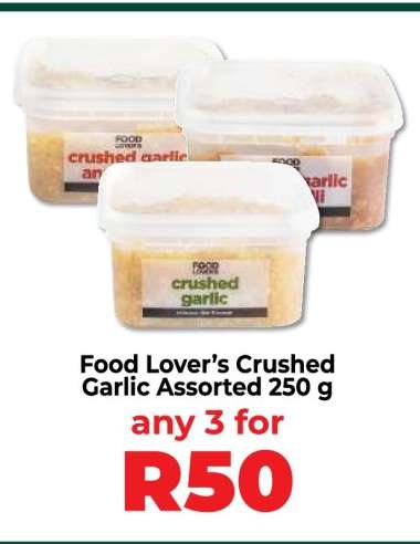 Food Lover’s Crushed Garlic Assorted 250 g