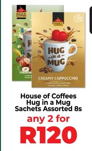 House of Coffees Hug in a Mug Sachets Assorted 8s
