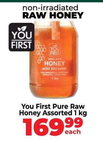 You First Pure Raw Honey Assorted 1 kg