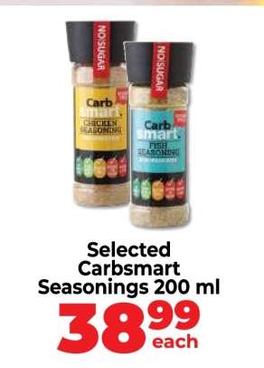 Selected Carbsmart Seasonings