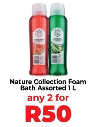 Nature Collection Foam Bath Assorted 1 L