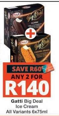 Gatti Big Deal Ice Cream