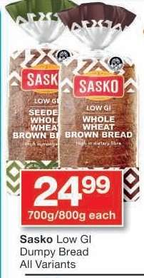Sasko Low GI Dumpy Bread